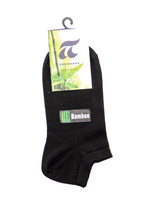 Pournara Unisex Plain Socks Black