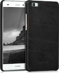 KW Kalibri Back Cover Δερμάτινο Μαύρο (Huawei P8 Lite)