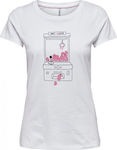 Only 15199813 Valentina Life White