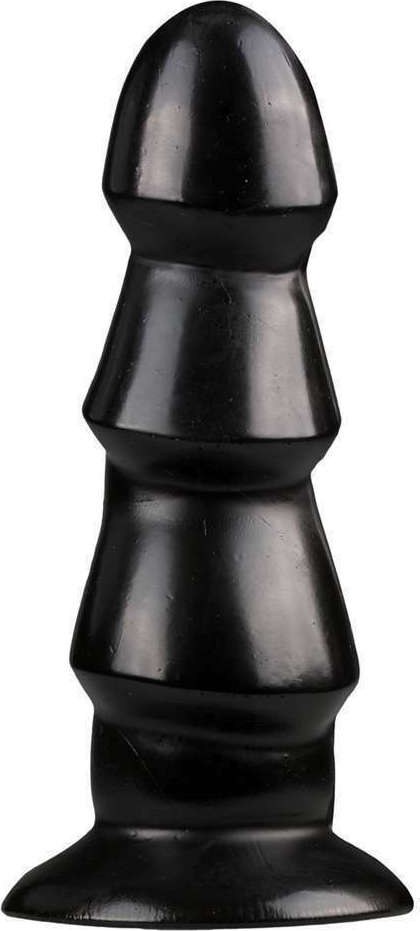 All Black 3 Waves Πρωκτικό Dildo σε Μαύρο χρώμα 17cm Skroutz gr