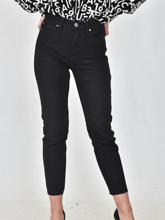 Only High Waist Women's Jeans in Regular Fit Black
