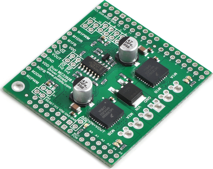 Pololu Dual Mc Motor Driver Shield Arduino Skroutz Gr