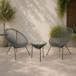 Set Salon 3 Piese Gri