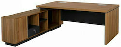 Γωνιακό Επαγγελματικό Γραφείο Supreme 199x180x76εκ. Φυσικό
