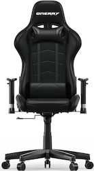Oneray D0917 Artificial Leather Gaming Chair with Adjustable Arms Black