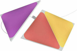 Nanoleaf Smart Φωτιστικό LED RGB Hexagon 3τμχ