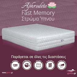 Ypnos Aphrodite Fast Memory Single 90x190cm with Independent Springs