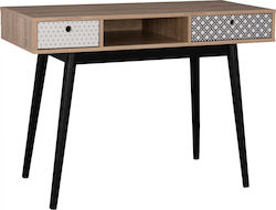 Schreibtisch Hattie 110x48.5x78cm Black / Natural