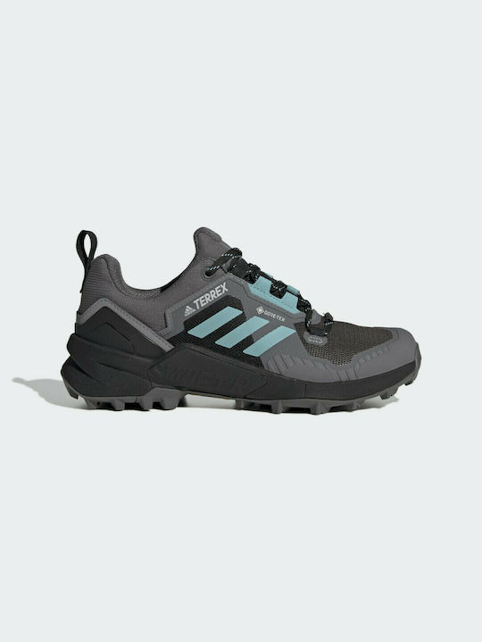 Adidas Terrex Swift R3 Γυναικεία Ορειβατικά Παπούτσια Αδιάβροχα με Μεμβράνη Gore-Tex Grey Five / Mint Ton / Core Black
