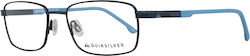 Quiksilver Мъжки Метален Рамка за очила Тъмносиня EQYEG03063-ABLU