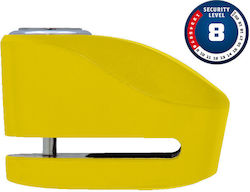 Abus 275A-Y Κλειδαριά Δισκόφρενου Μοτοσυκλέτας με Συναγερμό Κίτρινο Χρώμα