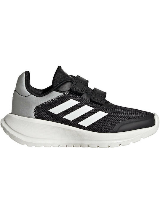 Adidas Атлетични детски обувки Работещ Tensaur Run 2.0 CF K с велкро Основно Черно / Основно Бяло / Сиво Две