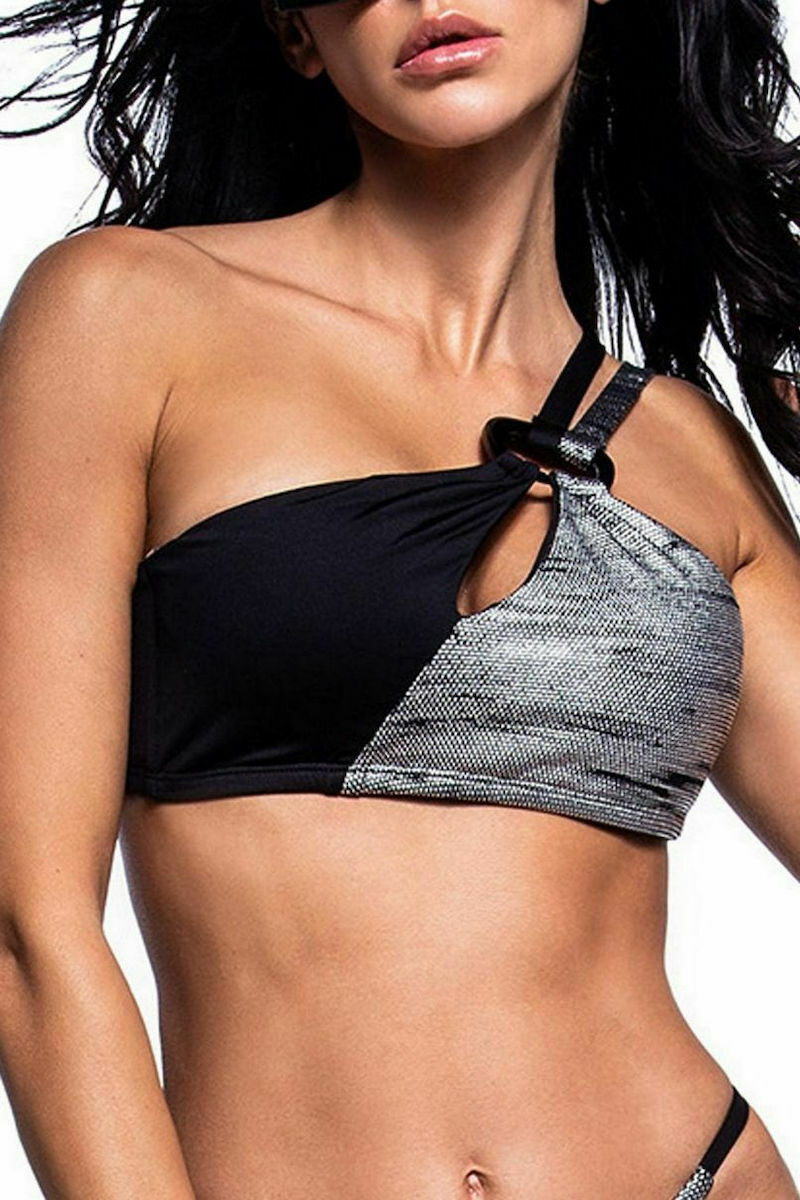 Bluepoint Bikini με έναν Ώμο Ασημί 22066041 50 Skroutz gr
