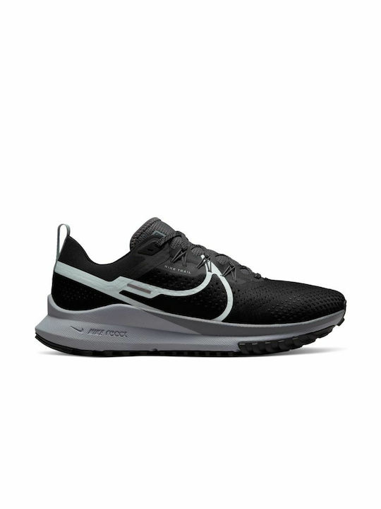 Nike React Pegasus Trail 4 Men's Trail Running Sport Shoes Black / Aura / Dark Grey