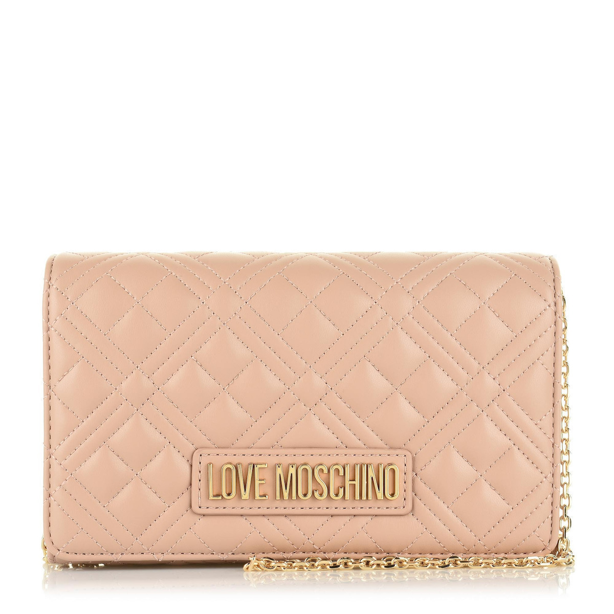 Moschino Γυναικεία Flap Bag Ωμου Nude JC4079PP1FLA0107 Skroutz gr