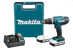 Makita HP488D006 Κρουστικό Δραπανοκατσάβιδο 18V 2x2Ah