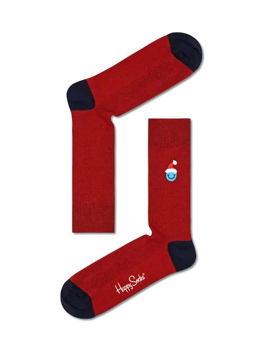 Happy Socks Ανδρικές Χριστουγεννιάτικες Κάλτσες Πολύχρωμες 3Pack