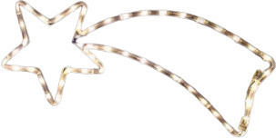 Aca Illuminated Pendant Star Warm White 29cm