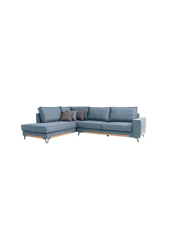 Phoenix Ecke Sofa mit Linke Ecke Stoff Light Blue 280x220cm