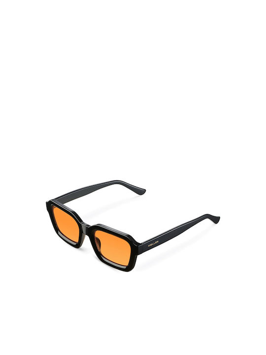 Meller Nayah Sonnenbrillen mit Schwarz Rahmen und Orange Linse NAY-TUTORANGE