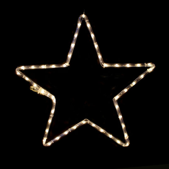 Aca Hanging Illuminated Warm White Star 55cm