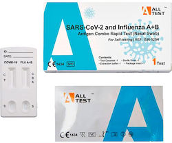 All Test SARS-Cov-2 & Influenza A+B Antigen Rapid Self Test with Nasal Sample 1pc