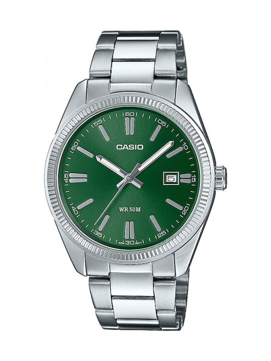 Casio Ρολόι Μπαταρίας με Μεταλλικό Μπρασελέ