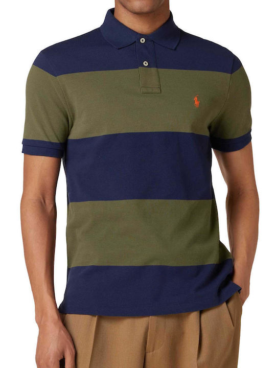 Ralph Lauren Ανδρικό T-shirt Polo Πολύχρωμο