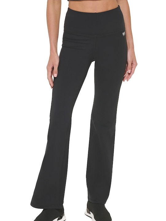 DKNY Γυναικείο Ψηλόμεσο Υφασμάτινο Παντελόνι Μαύρο