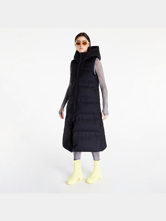Adidas Women's Long Puffer Jacket for Winter Black HN4316