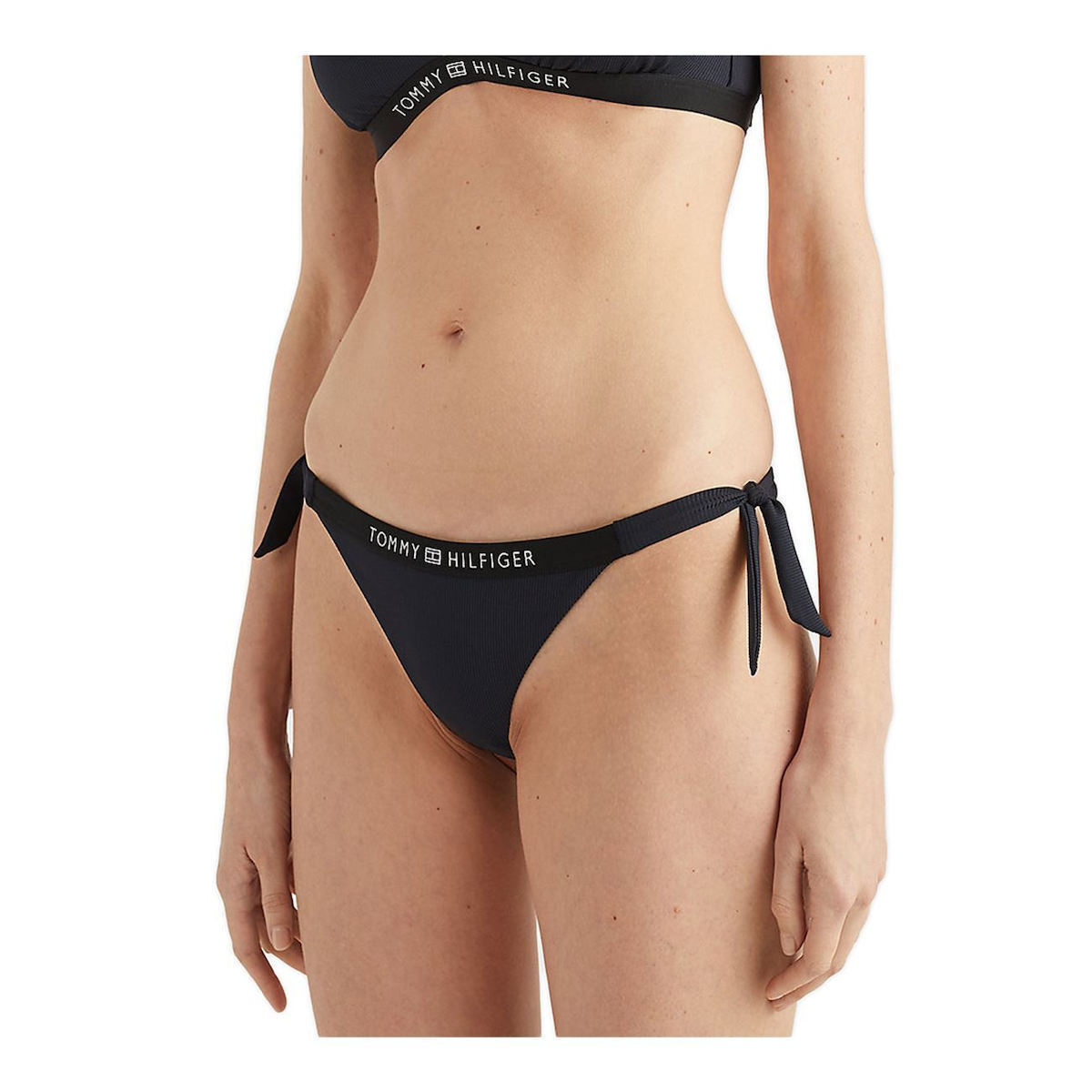 Tommy Hilfiger Bikini Slip με Κορδονάκια Μαύρο UW0UW04583 BDS Skroutz gr