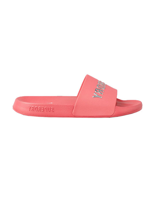 Superdry Женски чехли в Розов цвят