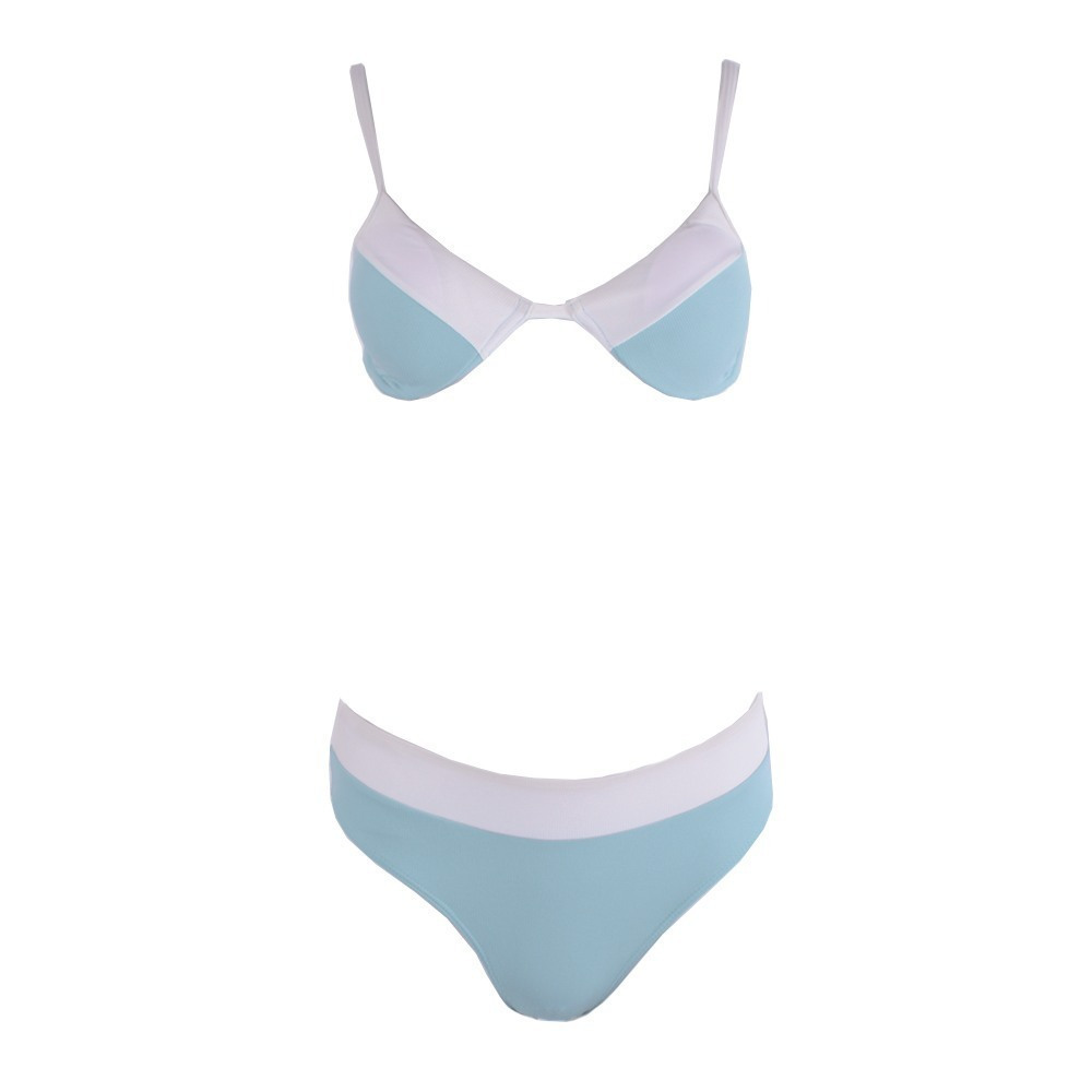 Famous Shoes Set Bikini Ψηλόμεσο Γαλάζιο CP BLUE Skroutz gr