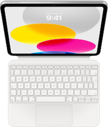 Apple Magic Flip Cover Silicon cu tastatură Engleză SUA Argint (iPad 2022 10.9'' - iPad 2022 10,9") MQDP3LB/A