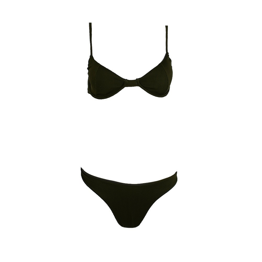 Famous Shoes Set Bikini Τριγωνάκι Πράσινο CP GREEN Skroutz gr