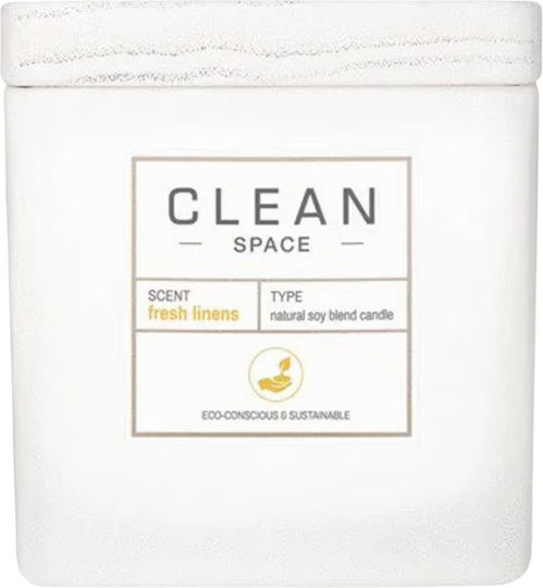 Clean Way Ароматична Соева Свещ в Буркан Свежо Пране