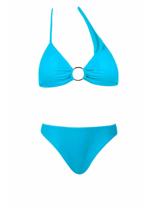 Comfort 20 23041 Set Bikini Τριγωνάκι Ψηλόμεσο Τιρκουάζ Skroutz gr