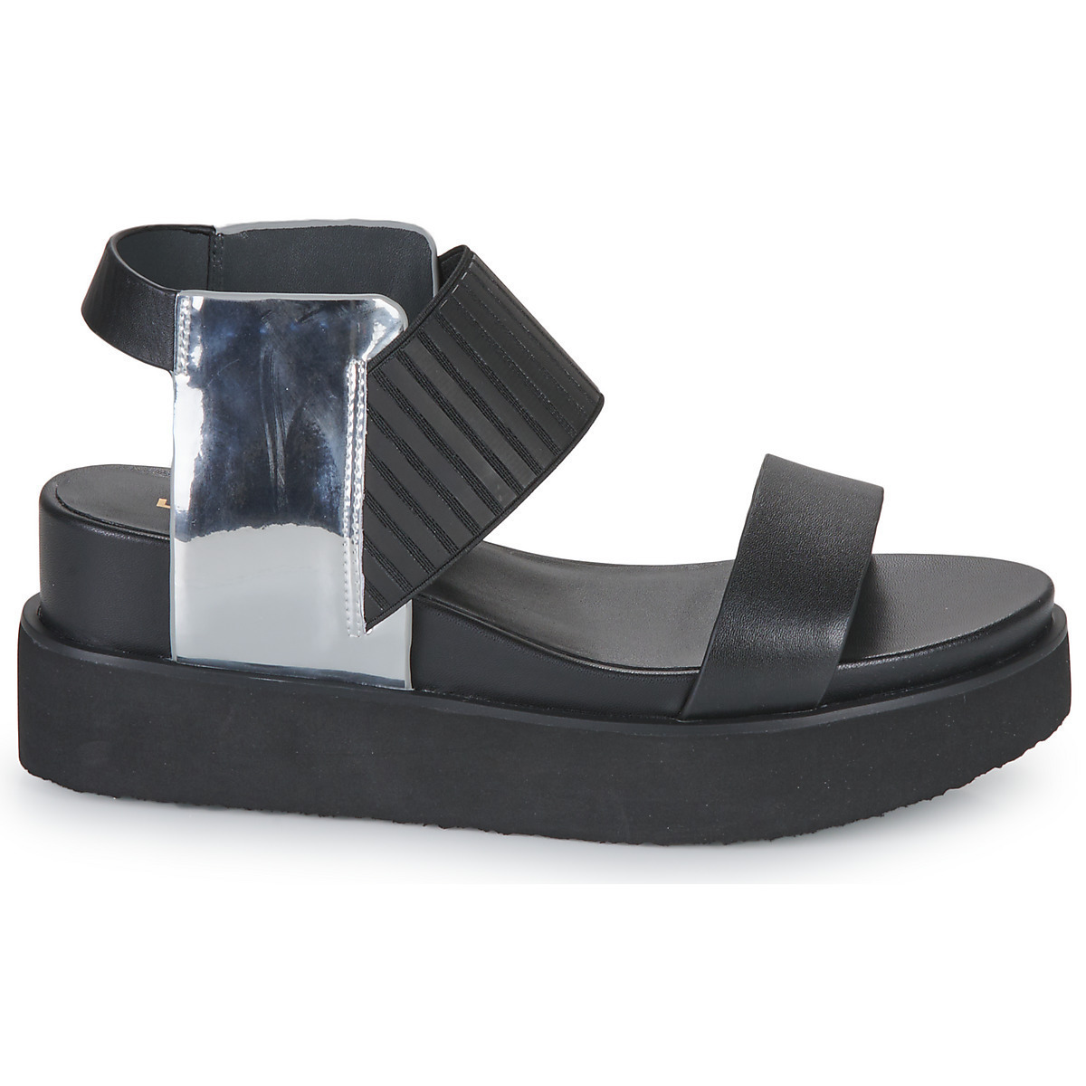 United Nude Rico Καλοκαιρινές Γυναικείες Πλατφόρμες Μαύρες