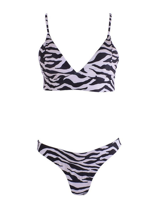 Famous Shoes Set Bikini Τριγωνάκι Καφέ CP BROWN Skroutz gr