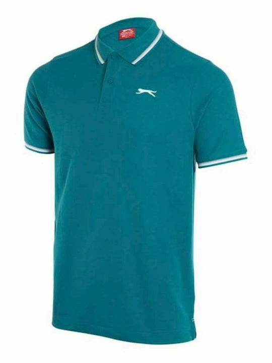 Slazenger Ανδρικό T-shirt Κοντομάνικο Polo Πετρόλ