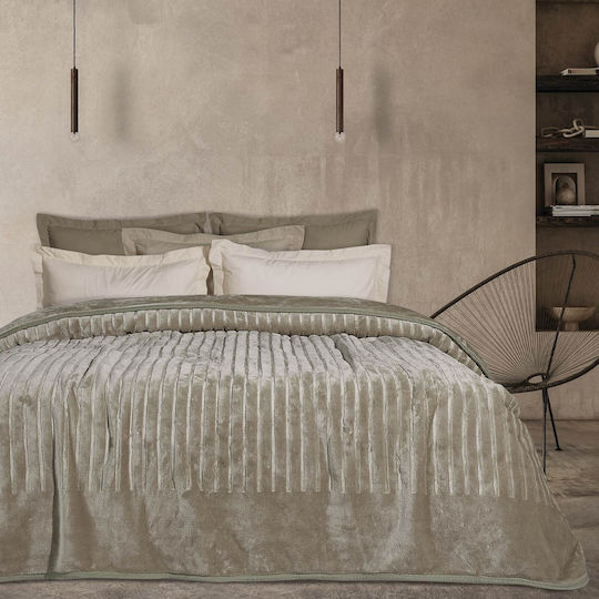 Das Home 1350 Υπέρδιπλη 220x240εκ. Σπαγγί