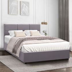 Kingston Double for Mattress 150x200cm Gray