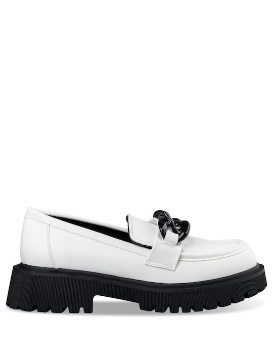 Envie Shoes Дамски мокасини в White цвят