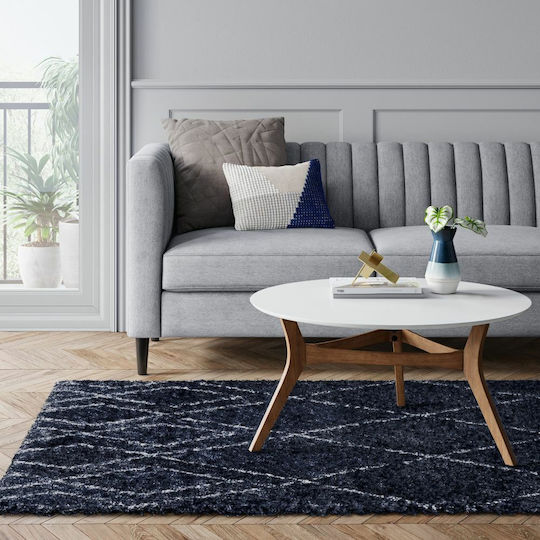 Saray Home Moroccan Eyelash 155x210cm Shaggy Μπλε 149BLU