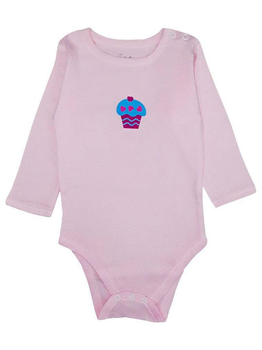 Lullaby Baby Bodysuit Set Long-Sleeved Lullaby Pink