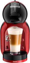 Krups Mini Me Καφετιέρα για Κάψουλες Dolce Gusto Πίεσης 15bar Κόκκινη