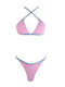 Dalis Leather Set Bikini Cp Pink Skroutz Gr