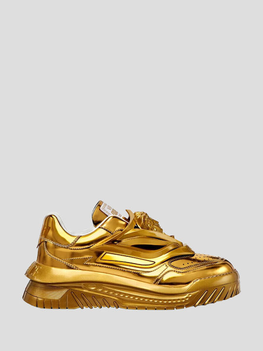 Versace Wohnung Sneakers Gold
