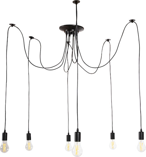 HomeMarkt Lumini Suspendate Negru 100x18cm