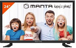Manta Τηλεόραση 24" HD Ready LED LHN124E + (2024)